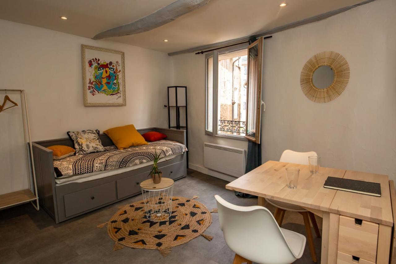 Studio Cosy Dans Centre Historique Avec Parking Lägenhet Grasse Exteriör bild